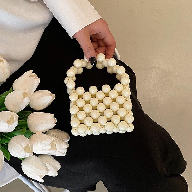 Fashionable Children's Mini Pearl Handbag Stylish Summer Shoulder Bag For Girls