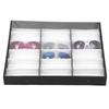 18 Grids Glasses Case Organizer Sunglasses Storage Box Jewelry Display Container