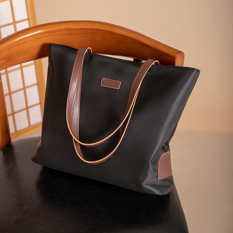 Oxford Tote Bag Women's Large Capacity Shoulder Bag Fashion Shopping Top Handle Zipper Handbag