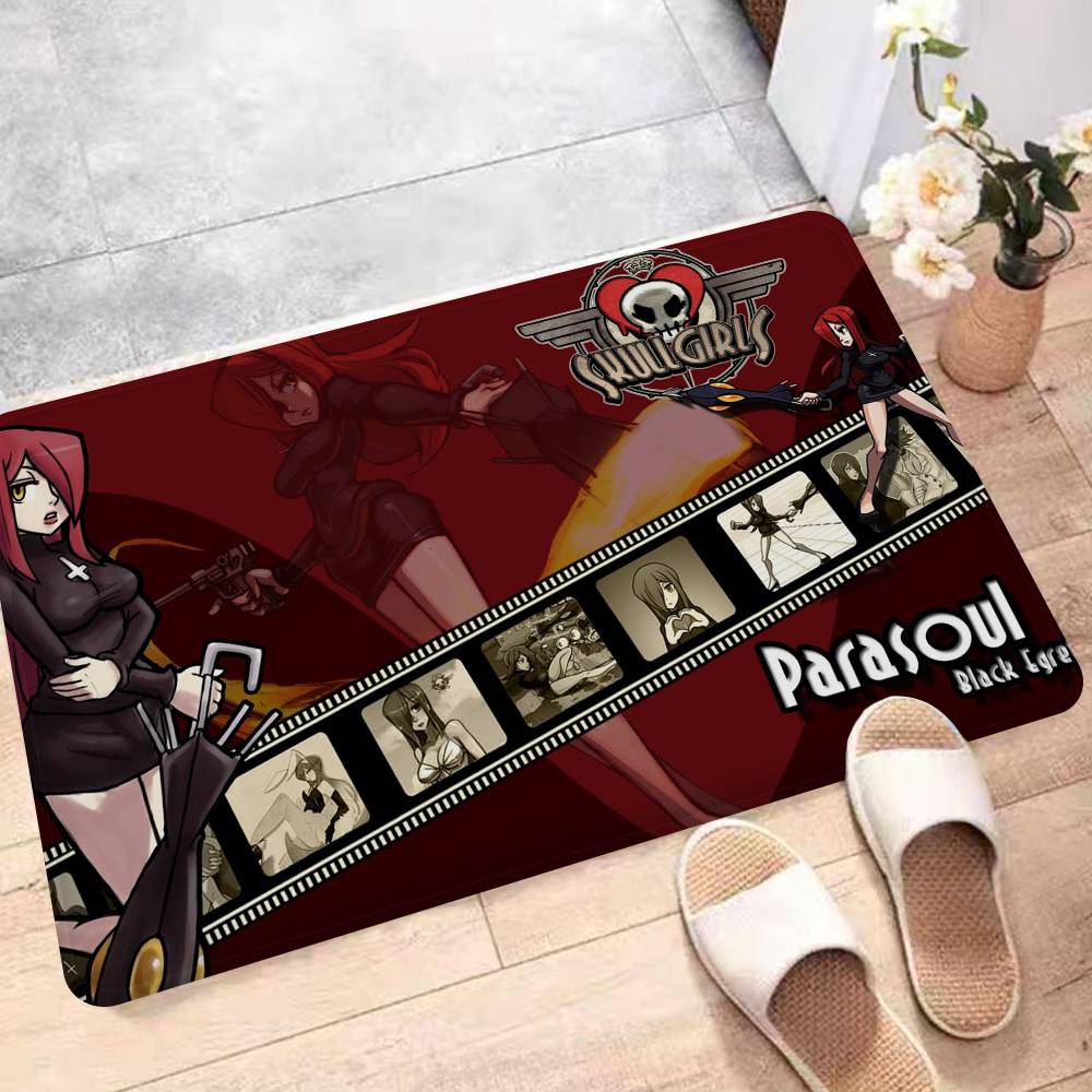 Fighting Game S-SkullGirls Room Mats Cheaper Anti-slip Modern Living Room Balcony Printed Welcome Rug