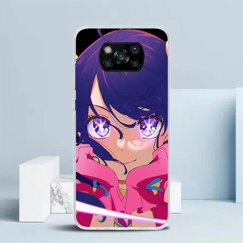 Japan Anime Oshi No Ko Handyhülle Für Xiaomi Poco F7 Ultra X5 X6 X7 Pro M7 Redmi 15C 15 13C 13 12C 12 10C 10 10A 9 9C 9A 9T Hülle