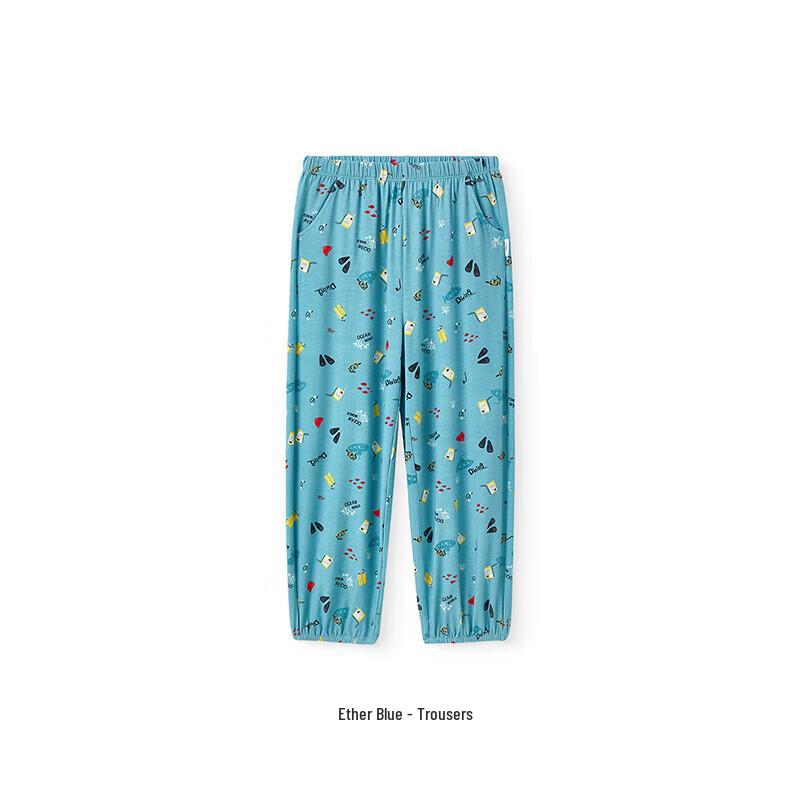 YEEHOO Kids Summer Anti-Mosquito Breathable Pajama Set