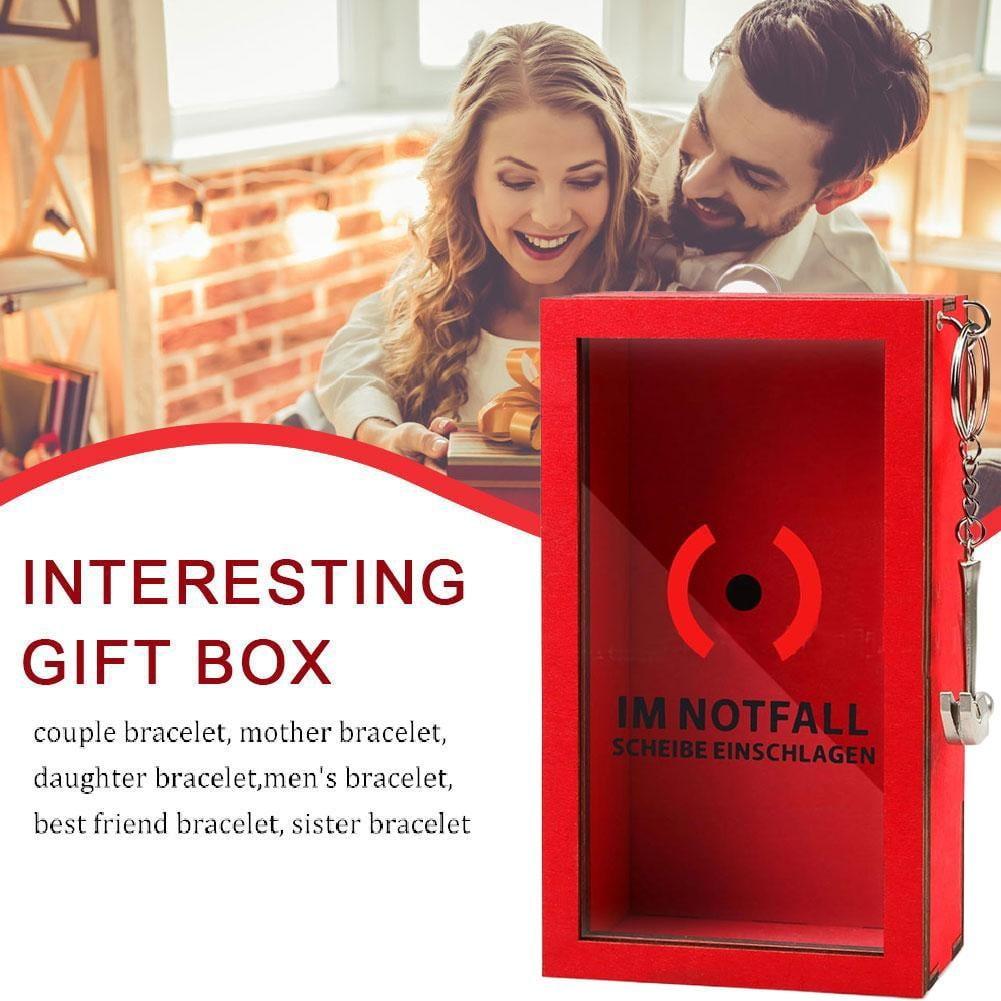 Funny Emergency Gift Box With Hammer, Personalized Prank Gift For Birthdays Holidays Decor Your Own Box For Friends, Family Coworkers