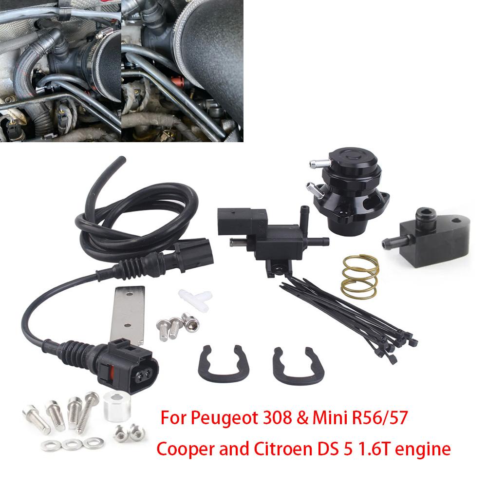 

Atmosphere Blow off valve For Peugeot 308 & Mini R56/57 Cooper and Citroen DS 5 1.6T engine bov1167bk чёрный