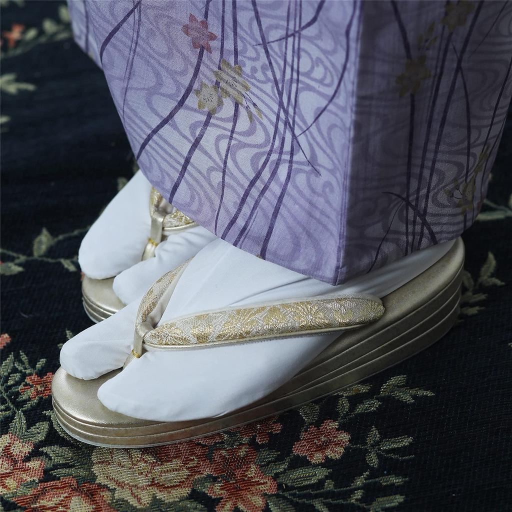 TOuWA Washable Kimono Underwear and Tabi Socks Set for Kimono Kimono Perfect for All Shrine Autumn Leaf Bridal and Tea Parties Yukata, Undergarment,