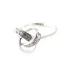 Silver Ring 'Goddess' White Silver (rhodium) - 13 Mm