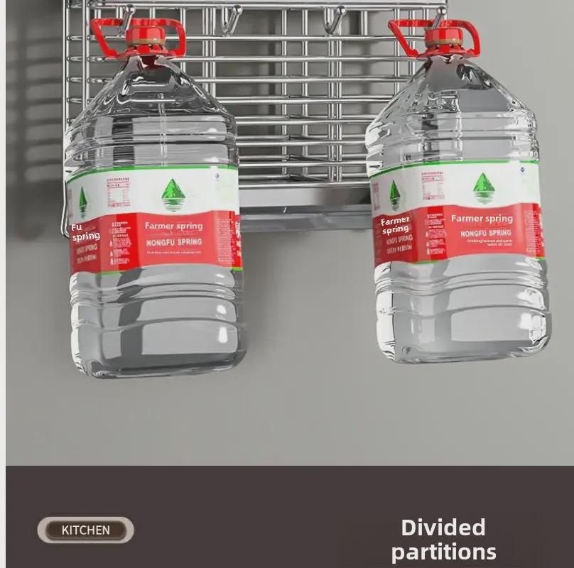 Wall-Mounted 304 Stainless Steel Chopsticks and Utensil Storage Rack