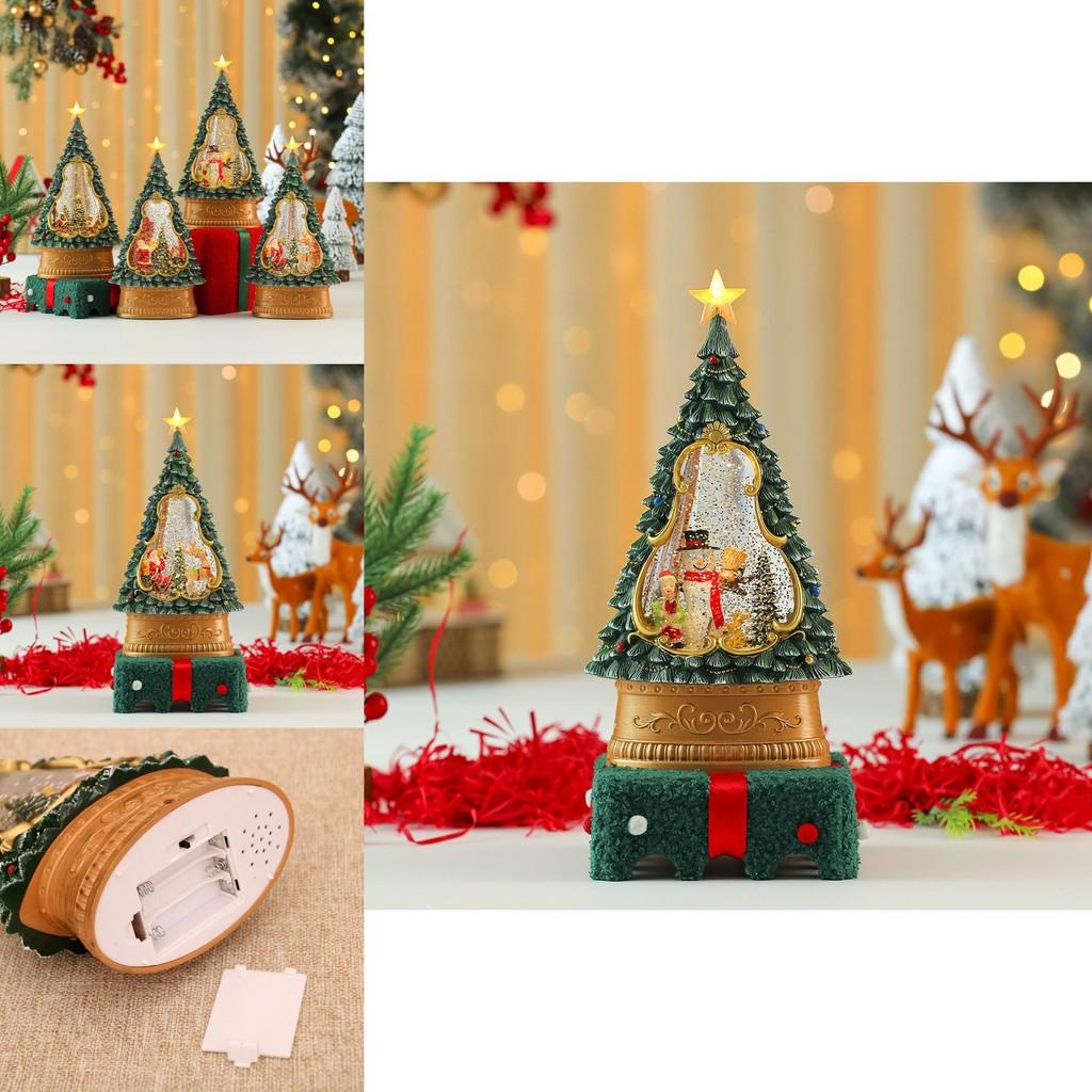 Weihnachtsbaumschmuck mit Lichtern und Musik für Feiertagsdekoration, Geschenk für Kinder und Mädchen