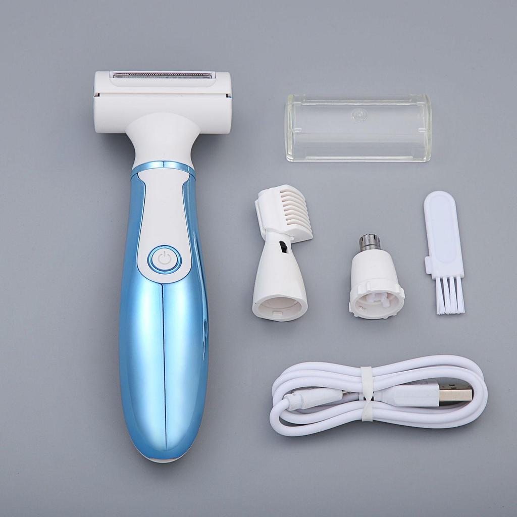 Women's Electric Shaver: Pubic, Underarm, Nose Hair & Eyebrow Trimmer