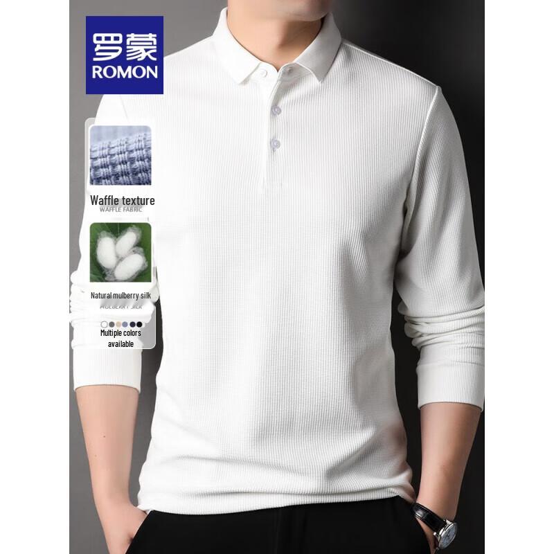 ROMON Men's Polo Neck Knit Sweater