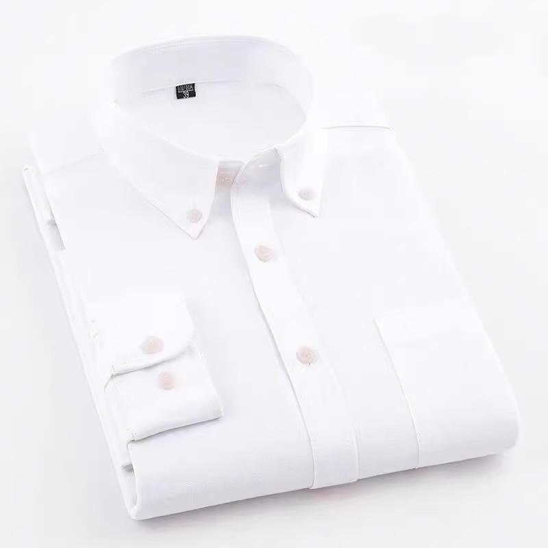 

Shirt Men s long sleeves, spring and autumn new inch top, summer casual business tooling white shirt jacket M белый