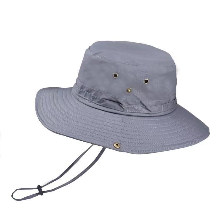 Summer Foldable Sun Hat With Wide Brim For Outdoor Fishing And Travel