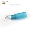 Waterproof Heat Shrink Hook Terminal, Insulated Brass Crimp Connector, 1.5-2.5mm²