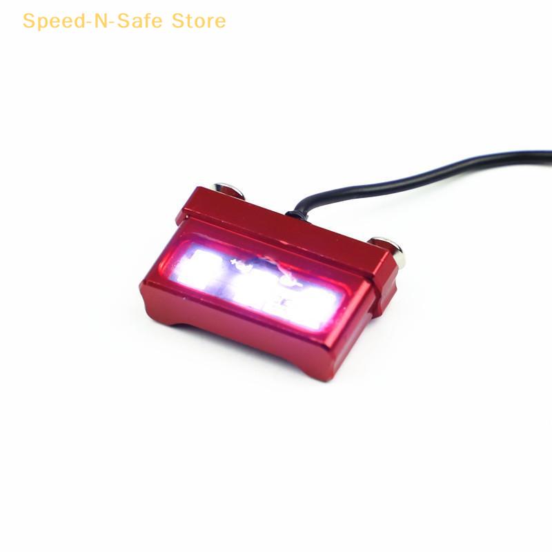 Waterproof Rear Tail Light For Motorcycles, LED Mini License Plate Light With 12V CNC Aluminum Alloy Mounting Bracket