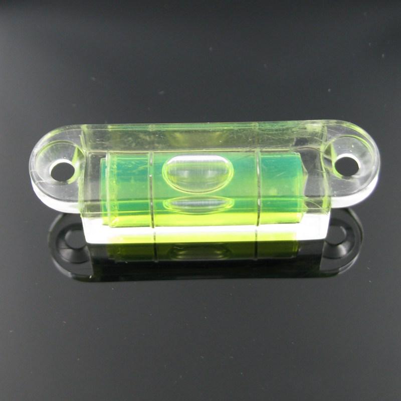 Acrylic Square Level Bubble Mini Spirit Level Bubble with Ears