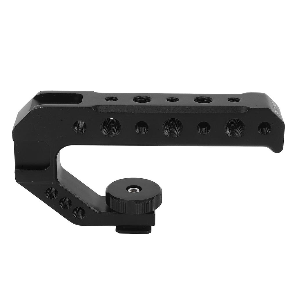 Camera Cage Top Handle Grip with Cold Shoe Interface 14 38in Thread Hole Universal for DSLR