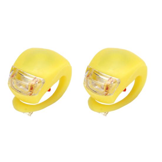 2Pcs Bike Light Lightweight Waterproof Bicycle Frog Lights Super Bright Simple Installation Night Riding Cycling Bicycle Tail Light