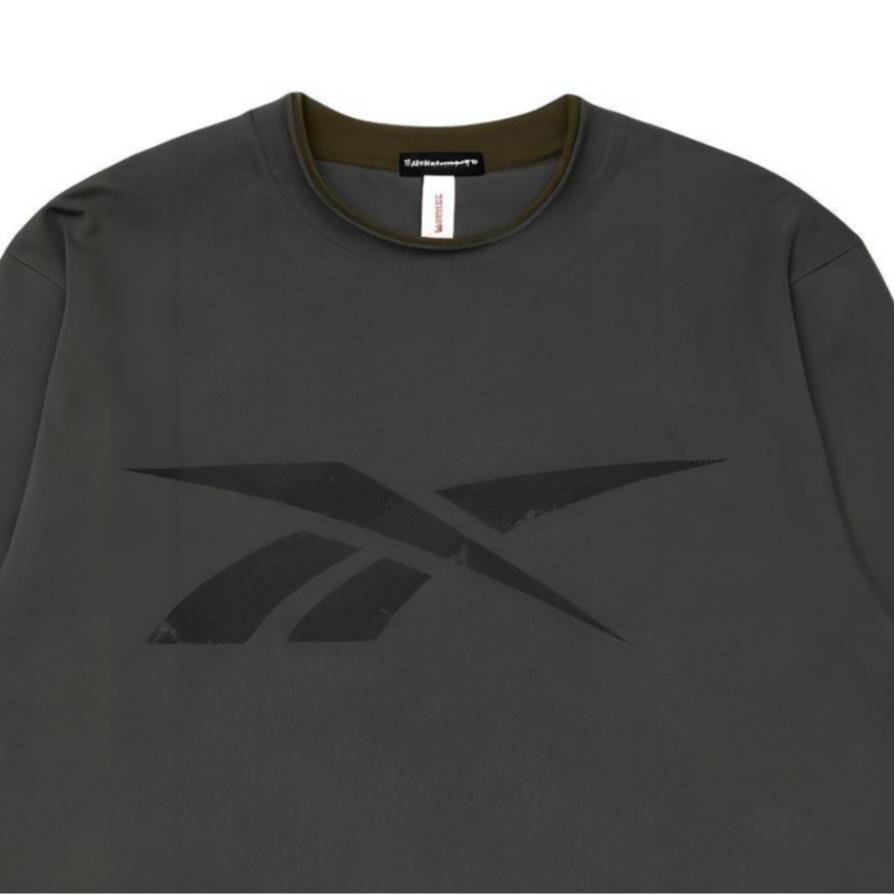 Reebok X Randomevent Fashion Long Sleeve T-Shirt Unisex Tops Light-Gray 24SRL501UGG5