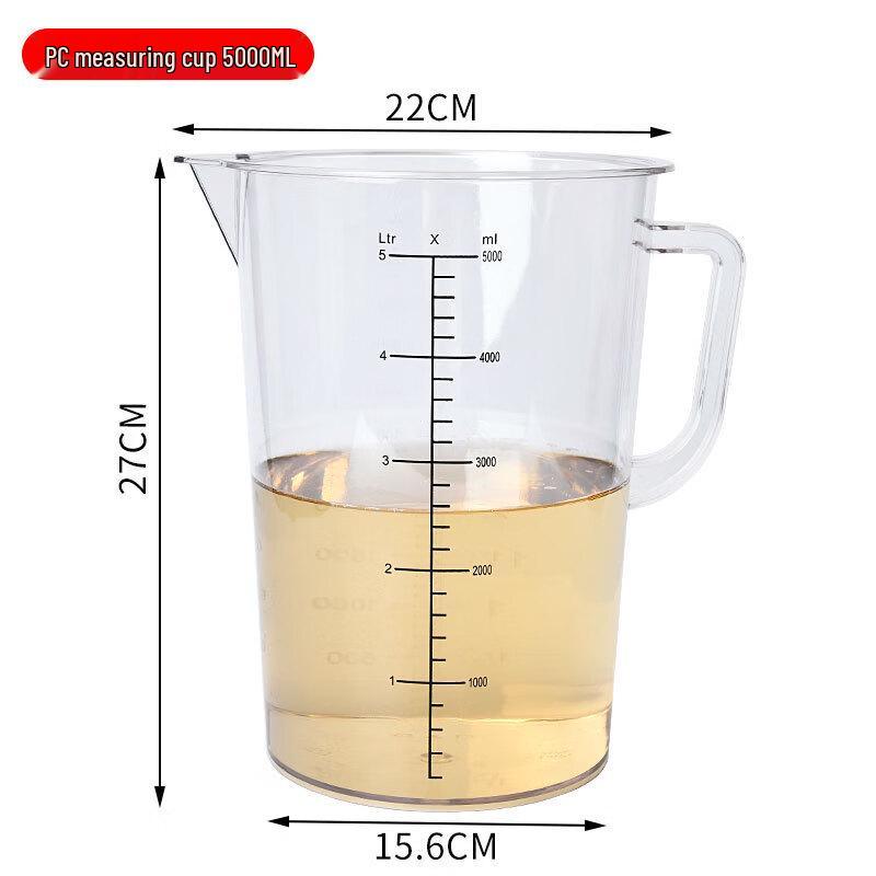 Yicang PC Acrylic Measuring Beaker with Scale