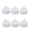 12Pcs Flameless LED Candle Light Tea Lights Candles with Color Transparent Wick Halloween Holiday
