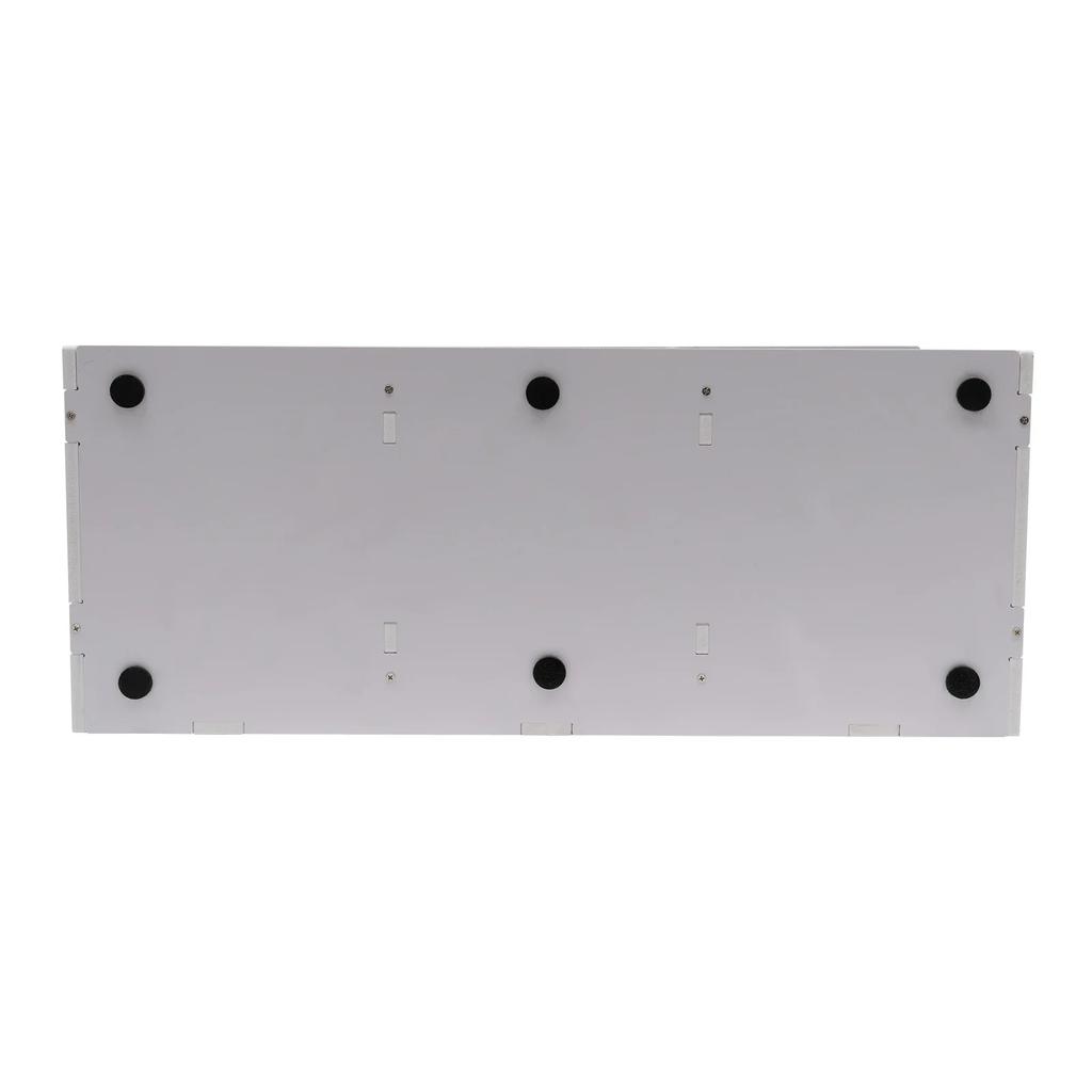 24-slot mail organizer, paper sorting rack, suitable for classroom cubbyholes, office, home, and school use (white)