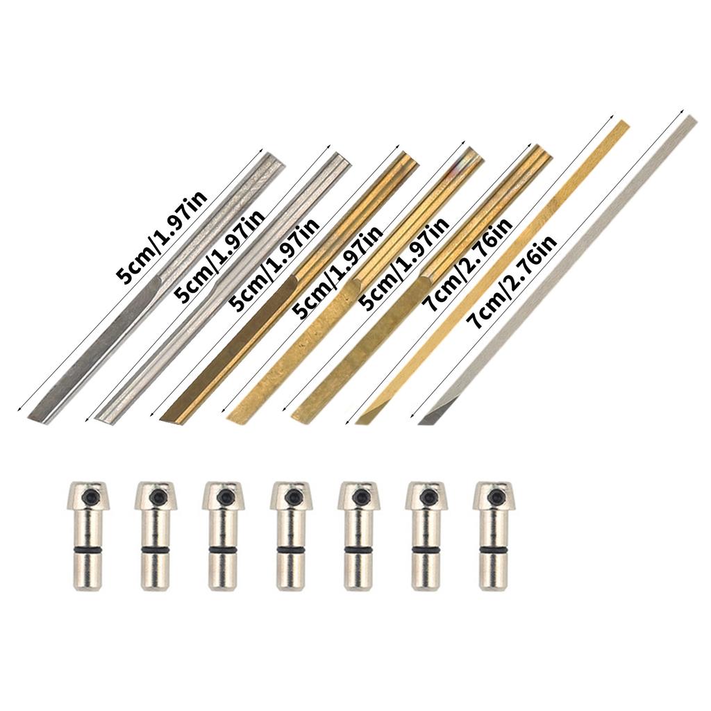 Pneumatický rázový gravírovací stroj Řezné bity Praktické nástroje pro výrobu šperků Vysoká odolnost proti opotřebení Rycí nástroj pro rytí