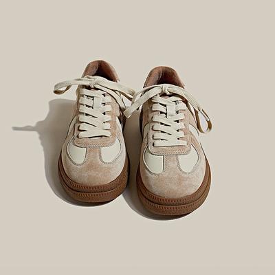 Shoes Women's  Spring New Thick-soled Color Matching Students All-match Casual Sports Shoes Trend