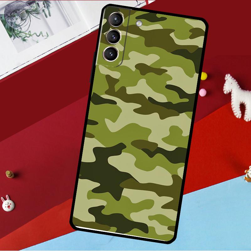 Camo Camouflage Pattern Funda For Samsung Galaxy S26 Ultra S24 S22 S23 S25 Plus S20 S21 FE S9 S10 S25 FE Phone Case