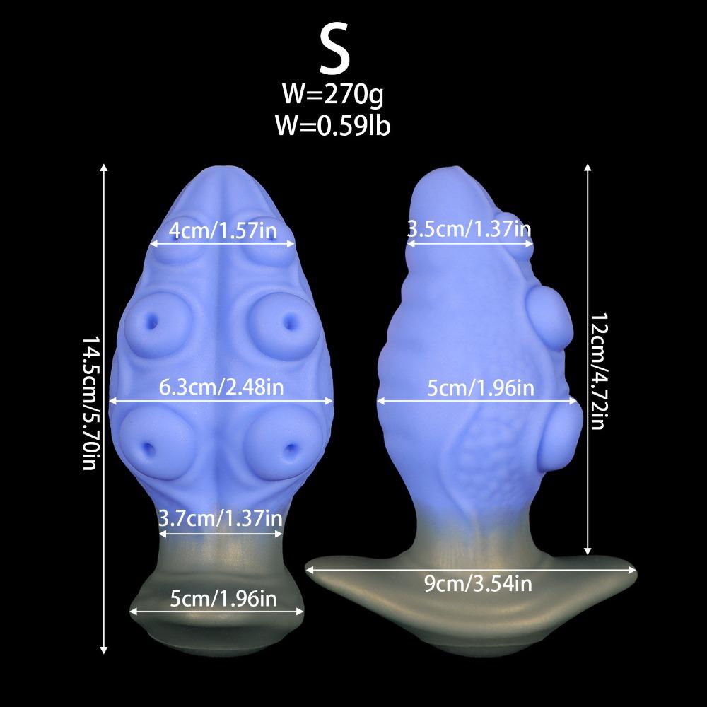 Wearable Special Shape Butt Plug Silicone Women Adult Pleasure Toy