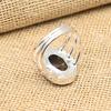 Anillo hecho a mano de la joyería de la plata esterlina 925 de la piedra preciosa del topacio ahumado glorioso para las mujeres