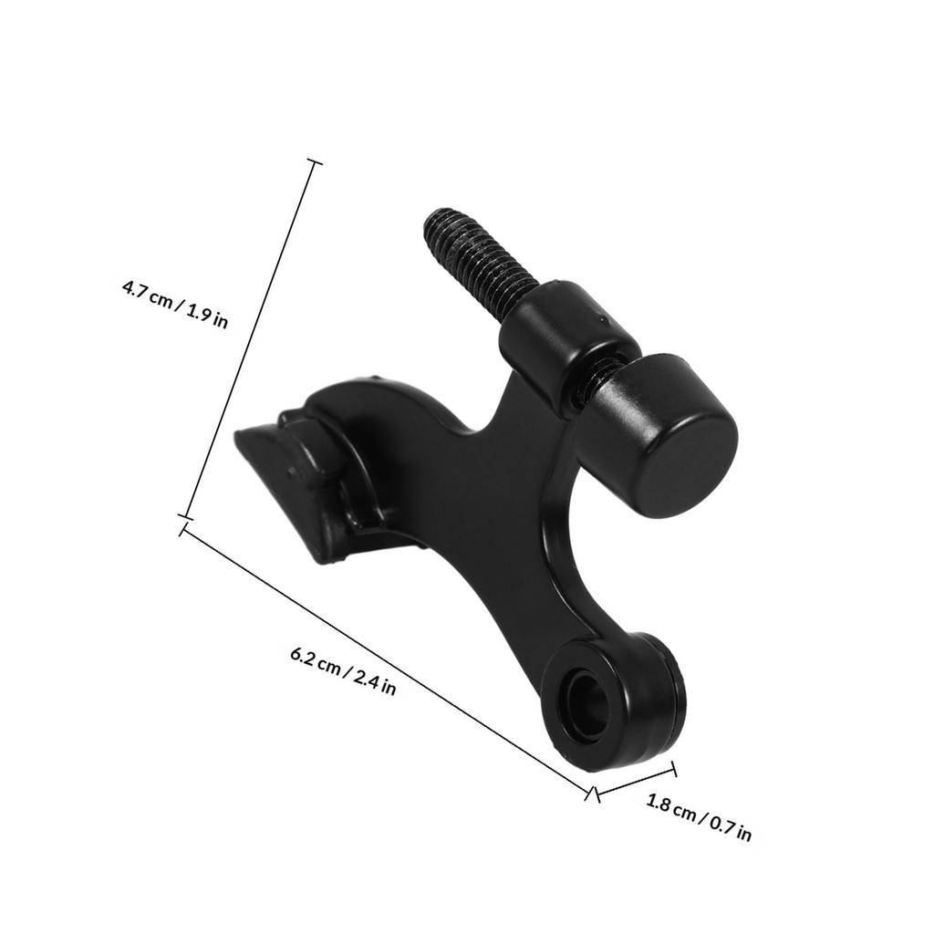 Heavy Duty Thickened Zinc Alloy Door Stopper Adjustable Hinge Stop Screw in Door Stopper for Home Office Hinge Stop