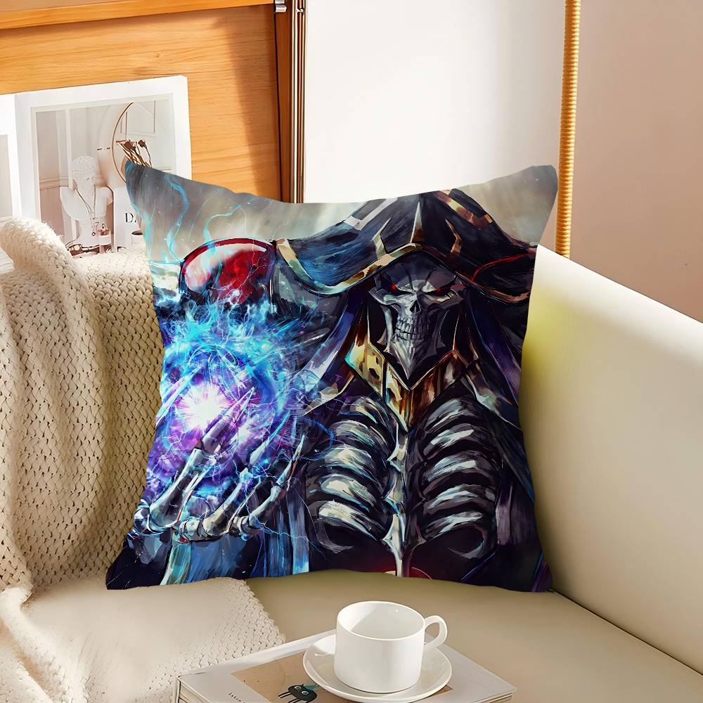 A-Ainz Ooal Gown Cartoon Pillow Cover Sofa Cushion Cover Home Room Decoration Children Gift