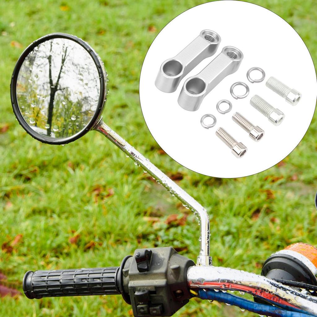 Mirror Handlebar Mount Riser Extender Rearview Adapter Professional Easy Installation