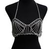 New Fashion Rhinestone Multi-Layer Fringed Onesie Exaggerated Luxury Body Chain Luxury Bra Chain