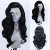 AIMEYA Platinum Blonde Synthetic Lace Front Wigs for Women Natural Wave Synthetic Hair Wig  Natural Hairline Cosplay Wigs