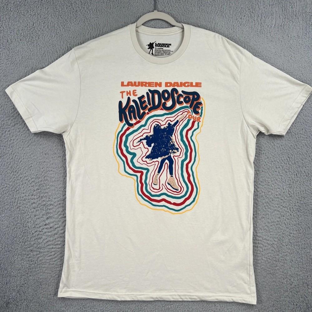 Rare Lauren Daigle Kaleidoscope Tour White Colour S to 5XL Concert Shirt SN459 Unisex T-Shirt XXXL