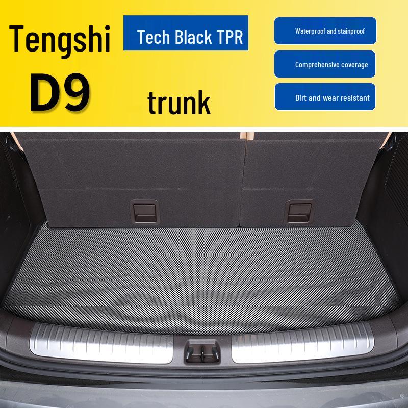 Denza D9 Floor Mats (2022-2025): Wear-resistant, Waterproof, Easy-Clean, Eco-friendly TPR