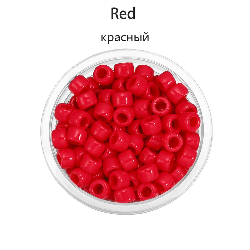 50/100Pcs 8.3mm Candy Color Large Hole Acrylic Beads Spacer Loose Beads for DIY Jewelry Making Findings Accessories Supplies