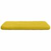Seat Cushion Set 4 Pcs Yellow 40 X 40 X 3 Cm Velvet