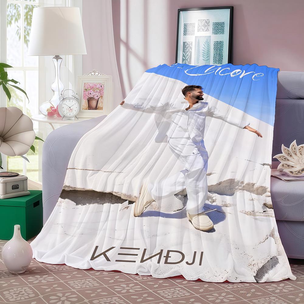 French Singer K-kendji Girac Blanket Warm And Soft Suitable For Bedroom Living Room Sofa Bed Office Travel Camping