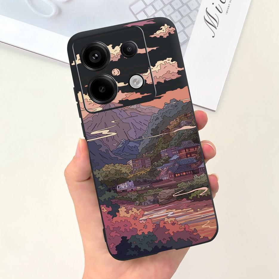 For Xiaomi Redmi Note 13 4G Case Cute Fashion Cartoon Cover Soft Silicone Phone Case For Redmi Note 13 Pro Plus Note13 5G Bumper