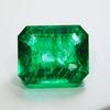 Natural Green Emerald Loose Gemstone Square 9 ct for Jewelry Making and Gem Collections