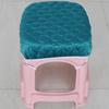 Thickening Square Stool Covers Elastic Chair Cover Linen Fabric Bar Counter Cover  Universal