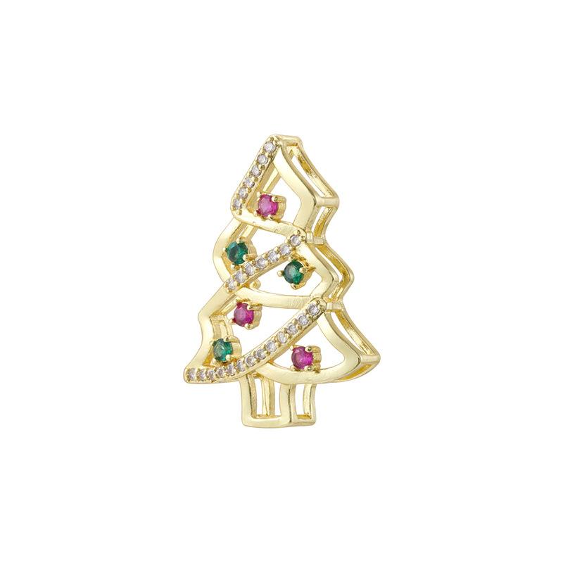 Color Dripping Christmas Tree Pendant Personalized Diy Christmas Ornaments Pendant Vd 2085-89