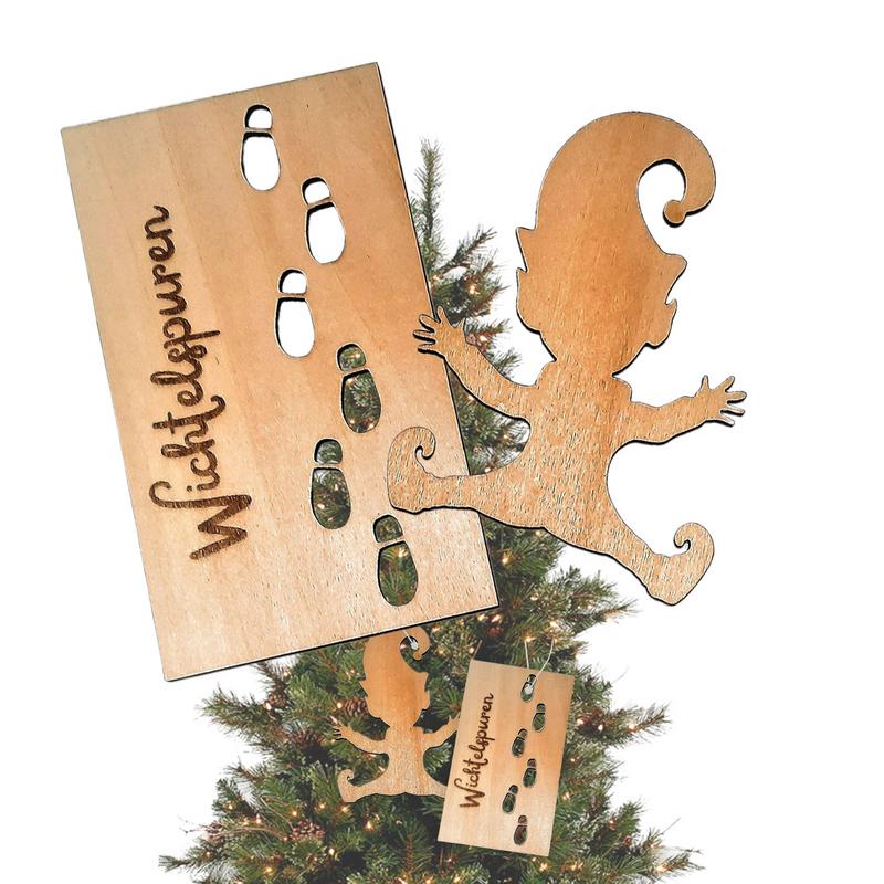 Christmas Gnome Template Footprints Gnome Shape Footprint Stencil Xmas Tree Ornament Window Floor Floors Walls Christmas Decor