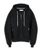 Youneedgarments Curved Hooded Sweatparka (Black)