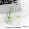 INS Style Transparent PVC Soft Leather Notebook Cover, A5 Loose-Leaf, Cute & Simple A6 Design