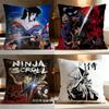Popular N-NNinja Scroll Cushion Cover Soft Washable Pillow Case Multi-Scene for Couch Bed Travel Office Use