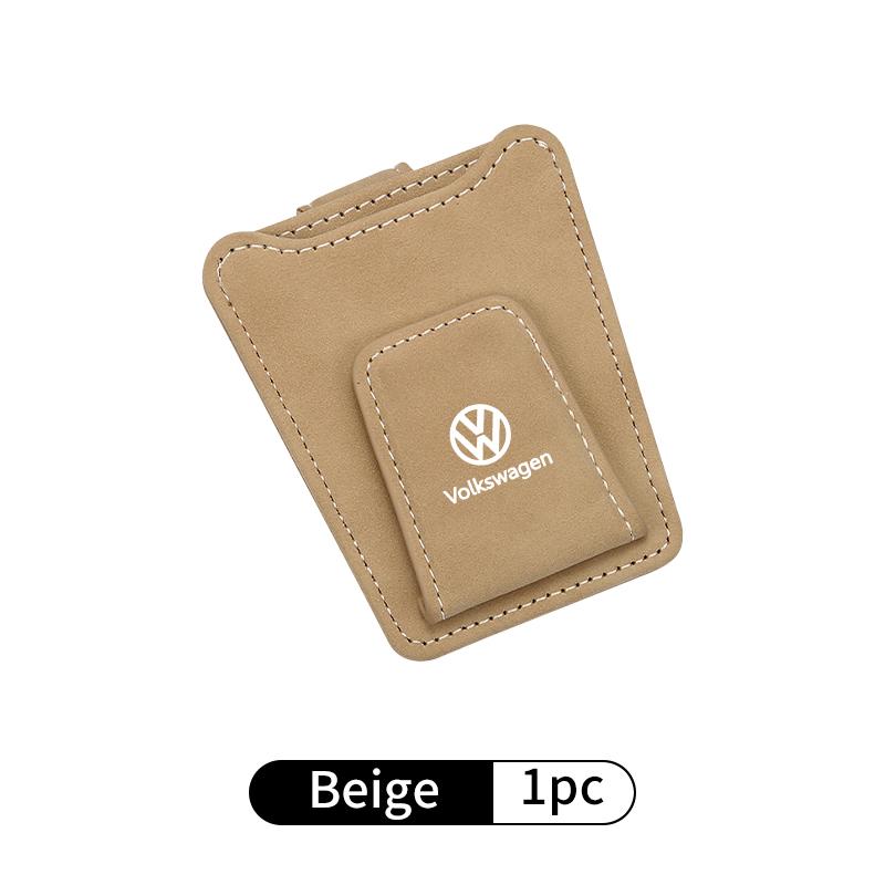 Dla VOLKSWAGEN VW Klips na okulary do osłony przeciwsłonecznej Samochodu Magnetyczny Uchwyt na Karty Organizer do Przechowywania Okularów Dla Volkswagen VW Golf 4 6 7 GTI Tiguan