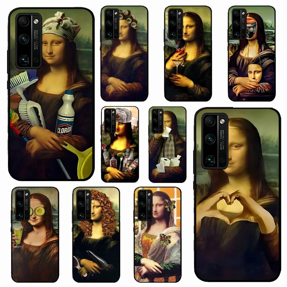 Mona Lisa Phone Case For Huawei Honor 10 Lite 9 20 7A 9X 30 50 60 70 Pro Plus Soft Silicone Cover
